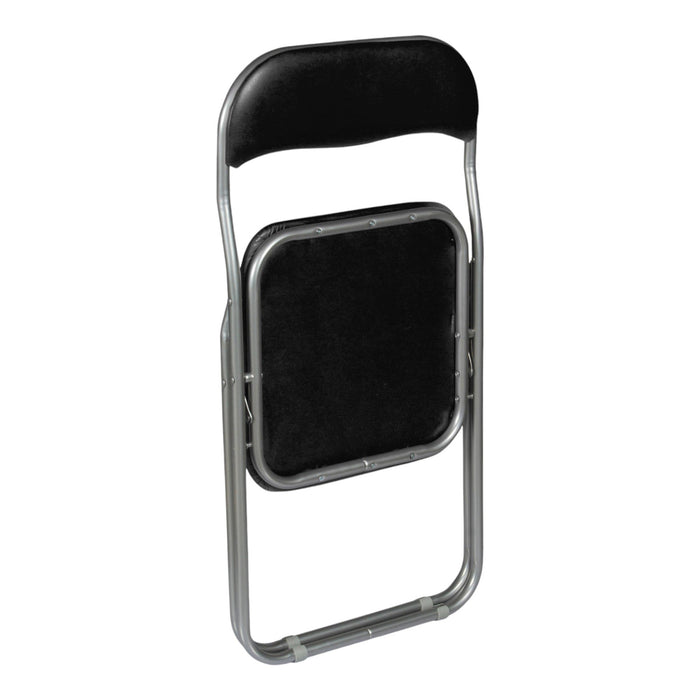 Set di sei sedie Antenore, colore nero, Misure 43 x 47 x 78 cm