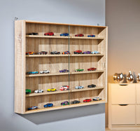 Vetrina con ripiani Dmoran, colore beige, cm 10 x 60 x80.