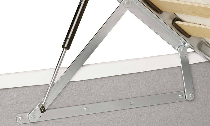 Letto matrimoniale Armani, Letto contenitore con rivestimento in ecopelle, Made in Italy, Apertura frontale, con materasso cm 160x190 incluso, Bianco