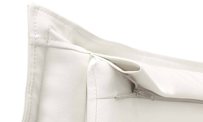 Letto matrimoniale Amalta, Letto contenitore con rivestimento in ecopelle, Made in Italy, Apertura frontale, con materasso cm 160x200 incluso, Bianco