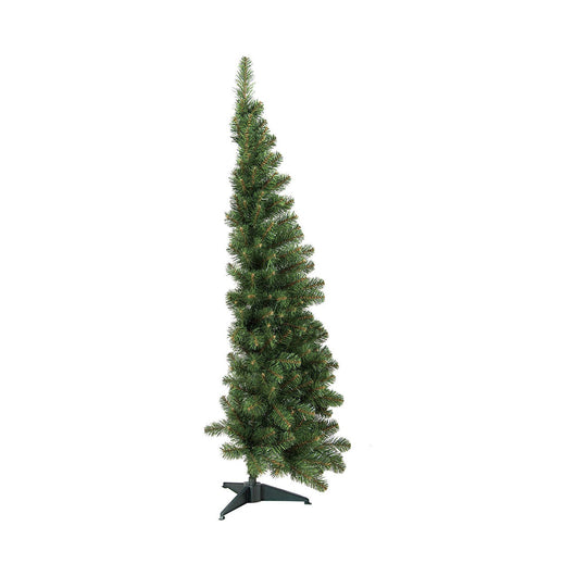 Albero di Natale Noel, Mezzo Albero da parete artificiale extra folto, Albero effetto reale in PVC, 361 rami, Altezza cm 180