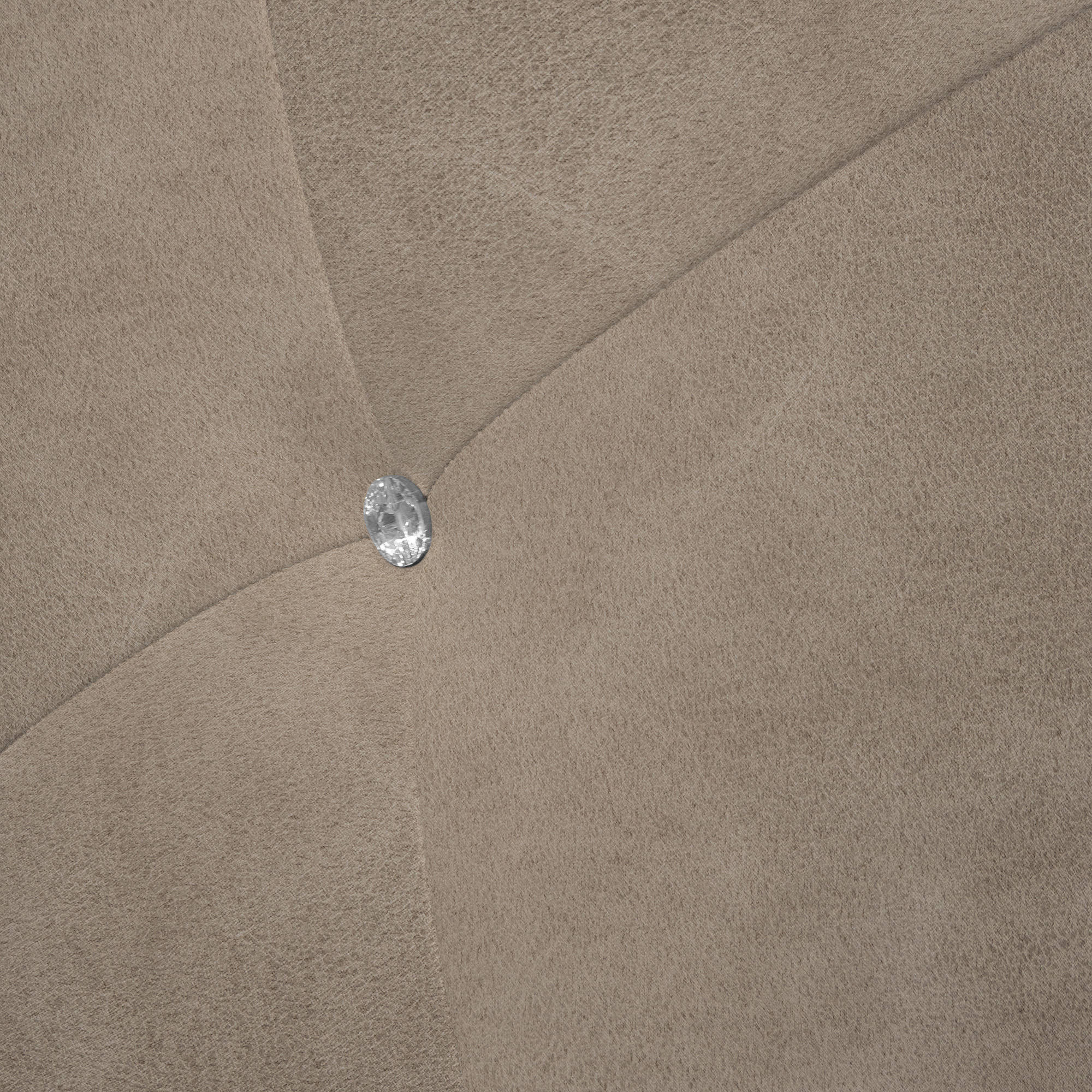 Talamo Italia Letto contenitore matrimoniale Strauss, Made in Italy, Struttura in tessuto imbottito effetto vintage, Adatto a materasso 160x190 cm, Beige