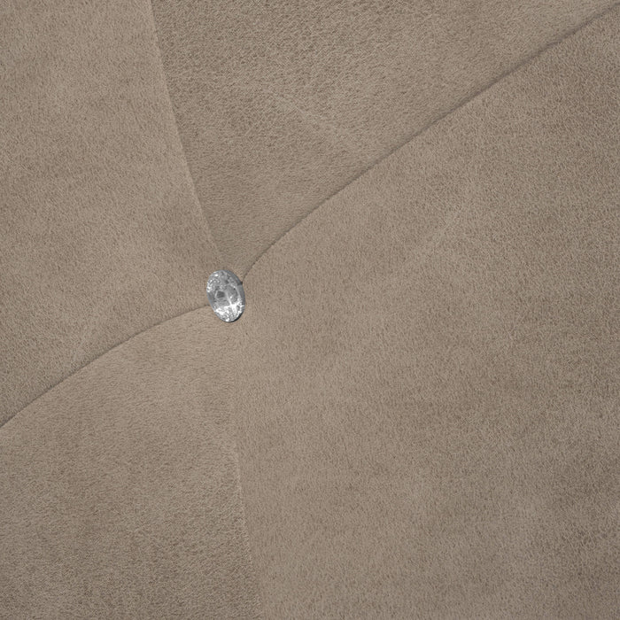 Talamo Italia Letto contenitore matrimoniale Strauss, Made in Italy, Struttura in tessuto imbottito effetto vintage, Adatto a materasso 160x190 cm, Beige