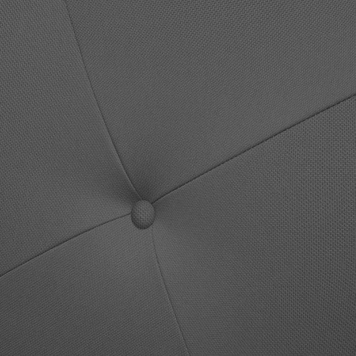 Talamo Italia Letto contenitore matrimoniale Mozart, Made in Italy, Struttura in tessuto imbottito, Adatto a materasso 160x190 cm, Grigio