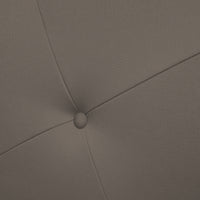 Talamo Italia Letto contenitore piazza e mezza Mozart, Made in Italy, Struttura in tessuto imbottito, Adatto a materasso 120x190 cm, Tortora