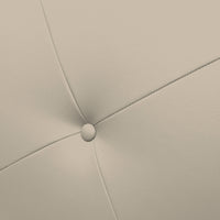 Talamo Italia Letto contenitore singolo Mozart, Made in Italy, Struttura in ecopelle imbottita, Adatto a materasso 80x190 cm, Panna