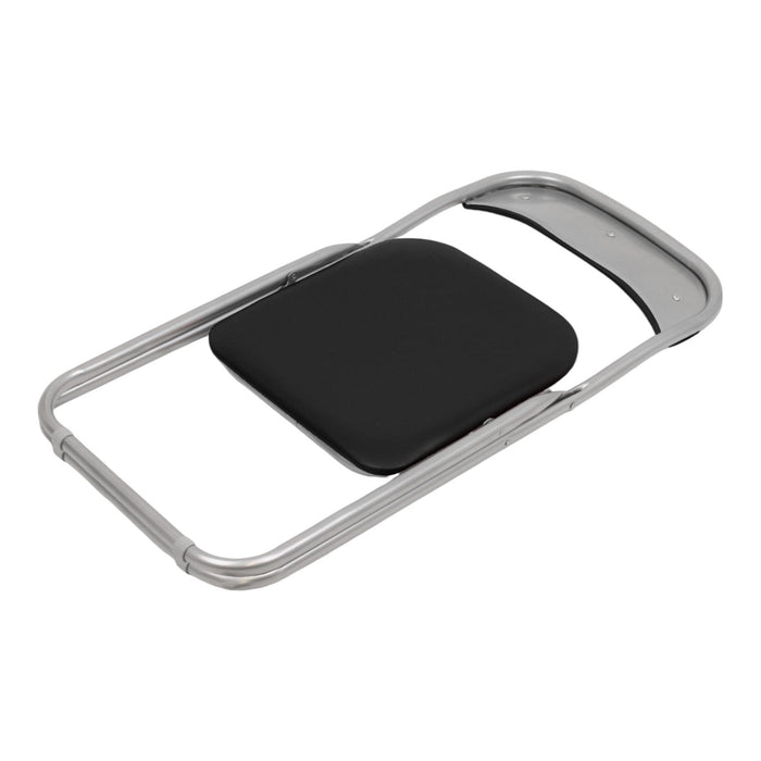 Set di quattro sedie Antenore, colore nero, Misure 43 x 47 x 78 cm