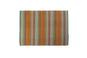 Tappeto moderno Cleveland, stile kilim, 100% cotone, multicoloree, 200x140cm