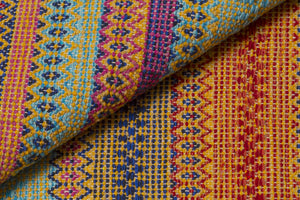 Tappeto moderno Cleveland, stile kilim, 100% cotone, multicoloree, 200x140cm