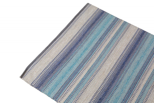 Tappeto moderno Cleveland, stile kilim, 100% cotone, multicoloree, 200x140cm