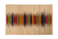 Tappeto moderno Miami, stile kilim, 100% cotone, multicoloree, 200x140cm