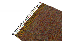 Tappeto moderno Dallas, stile kilim, 100% cotone, multicoloree, 200x140cm