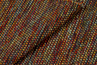 Tappeto moderno Dallas, stile kilim, 100% cotone, multicoloree, 240x60cm