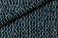 Tappeto moderno Dallas, stile kilim, 100% cotone, blu, 200x140cm