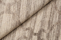 Tappeto moderno Detroit, stile kilim, 100% cotone, grigio, 300x250cm