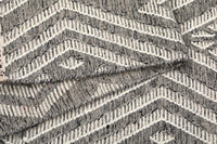 Tappeto moderno orlando, stile kilim, 100% cotone, multicoloree, 180x60cm