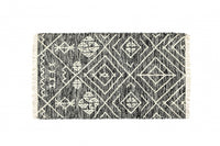 Tappeto moderno orlando, stile kilim, 100% cotone, multicoloree, 110x60cm