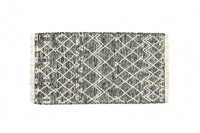Tappeto moderno orlando, stile kilim, 100% cotone, multicoloree, 110x60cm