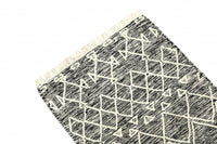 Tappeto moderno orlando, stile kilim, 100% cotone, multicoloree, 230x160cm