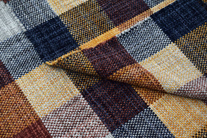 Tappeto moderno sacramento, stile kilim, 100% cotone, arancione, 150x90cm