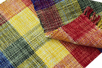 Tappeto moderno sacramento, stile kilim, 100% cotone, multicoloree, 240x60cm