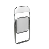 Sedia Antenore, colore bianco, Misure 43 x 47 x 78 cm