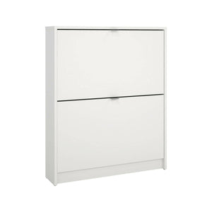 Scarpiera Turchese, Mobile portascarpe, Armadio da ingresso multiuso, Mobiletto per calzature, 70x17 h85 cm, Bianco