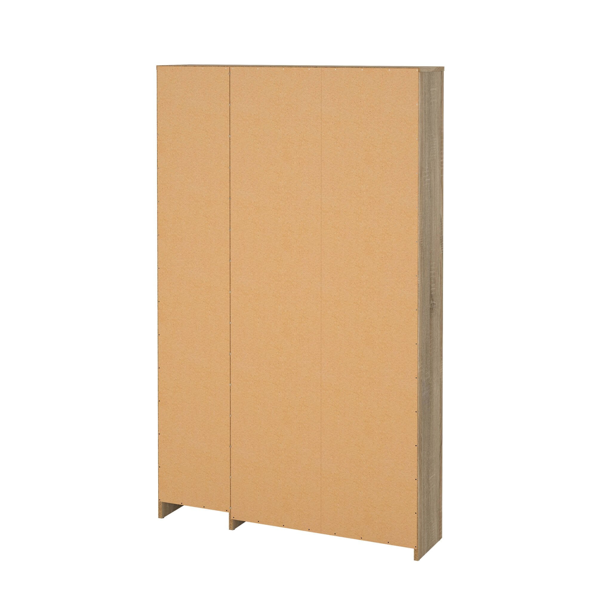 Scarpiera a quattro ante con Acino, colore quercia, Misure 99 x 162 x 24 cm