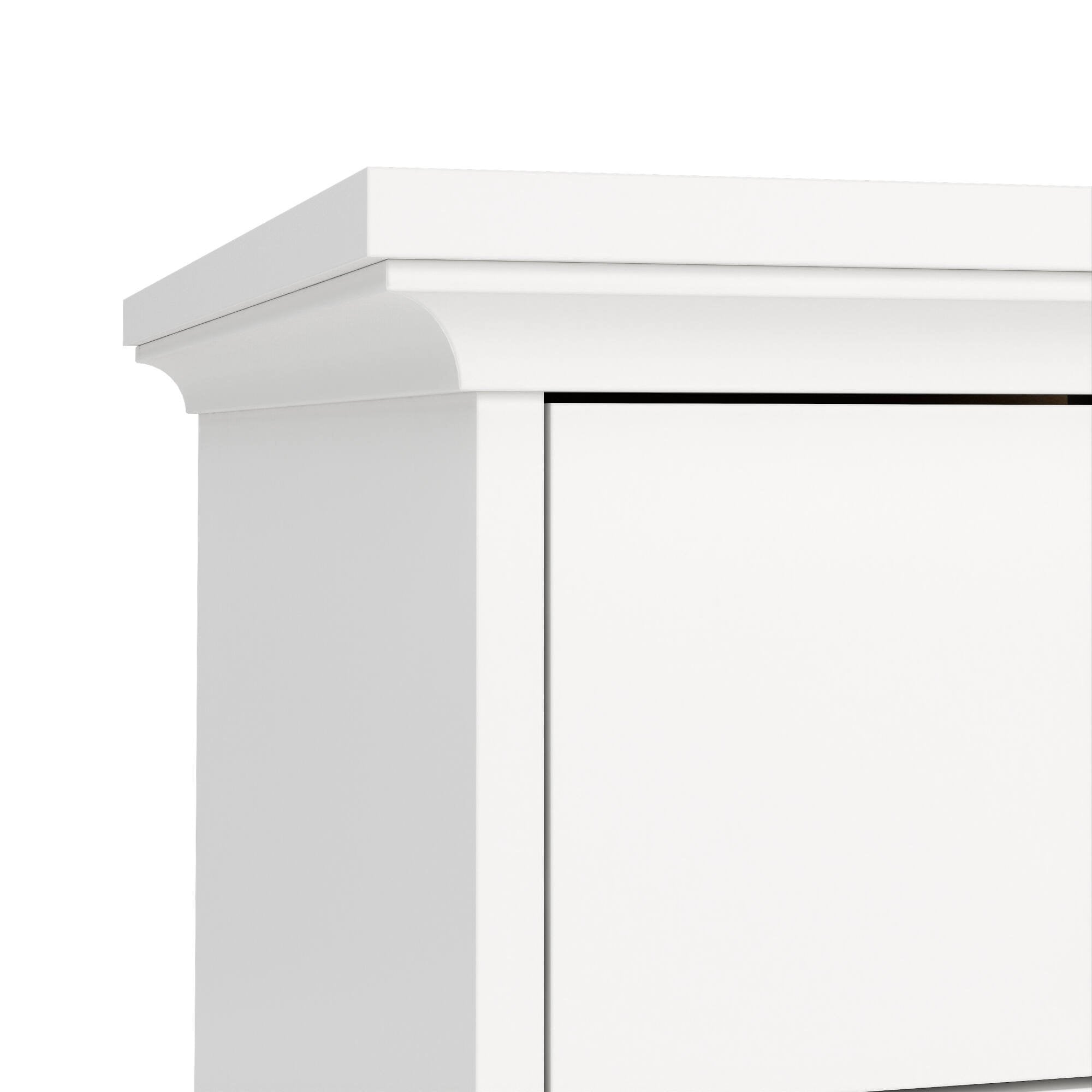Scrivania Agia, Scrittoio multiuso, Tavolo per ufficio porta PC, Piano di lavoro, 130x62 h74 cm, Bianco