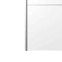 Guardaroba 2 ante Acerno, Mobile camera da letto, Cabina armadio portabiti, Armadio appendiabiti, 243x64 h202 cm, Bianco