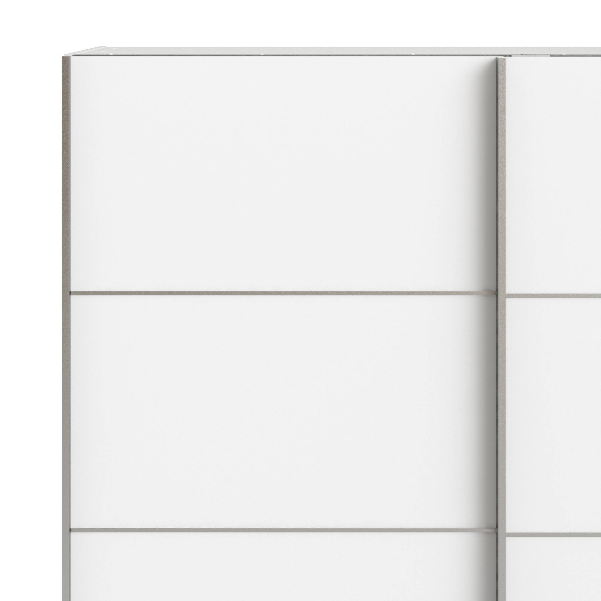 Guardaroba 2 ante Accadia, Mobile camera da letto, Cabina armadio portabiti, Armadio appendiabiti, 182x64 h202 cm, Bianco