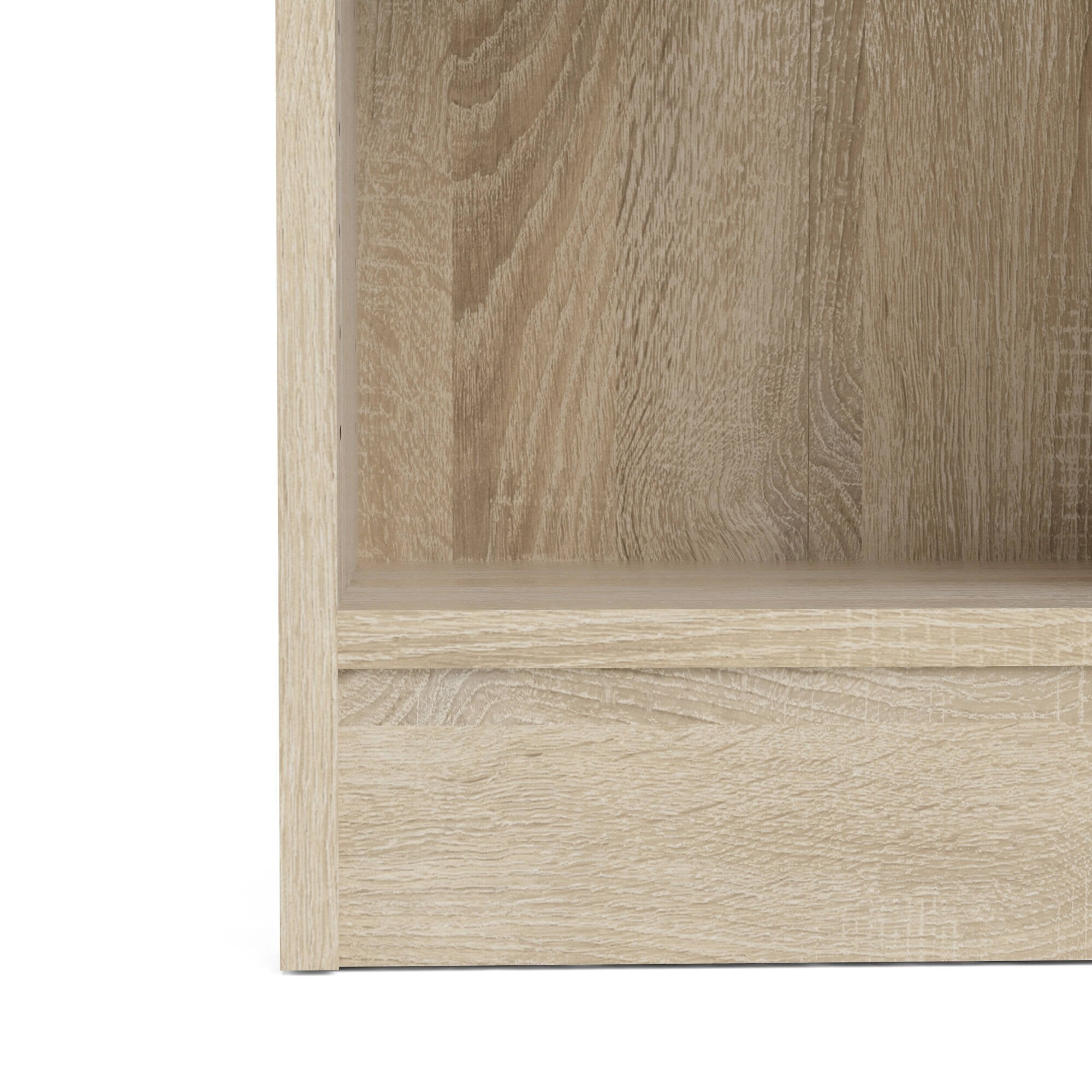 Libreria a cinque Albregio, colore rovere, cm 40 x 203 x 27