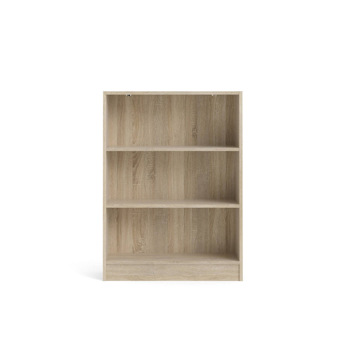 Libreria a tre Aski, colore rovere, cm 79 x 107 x 26