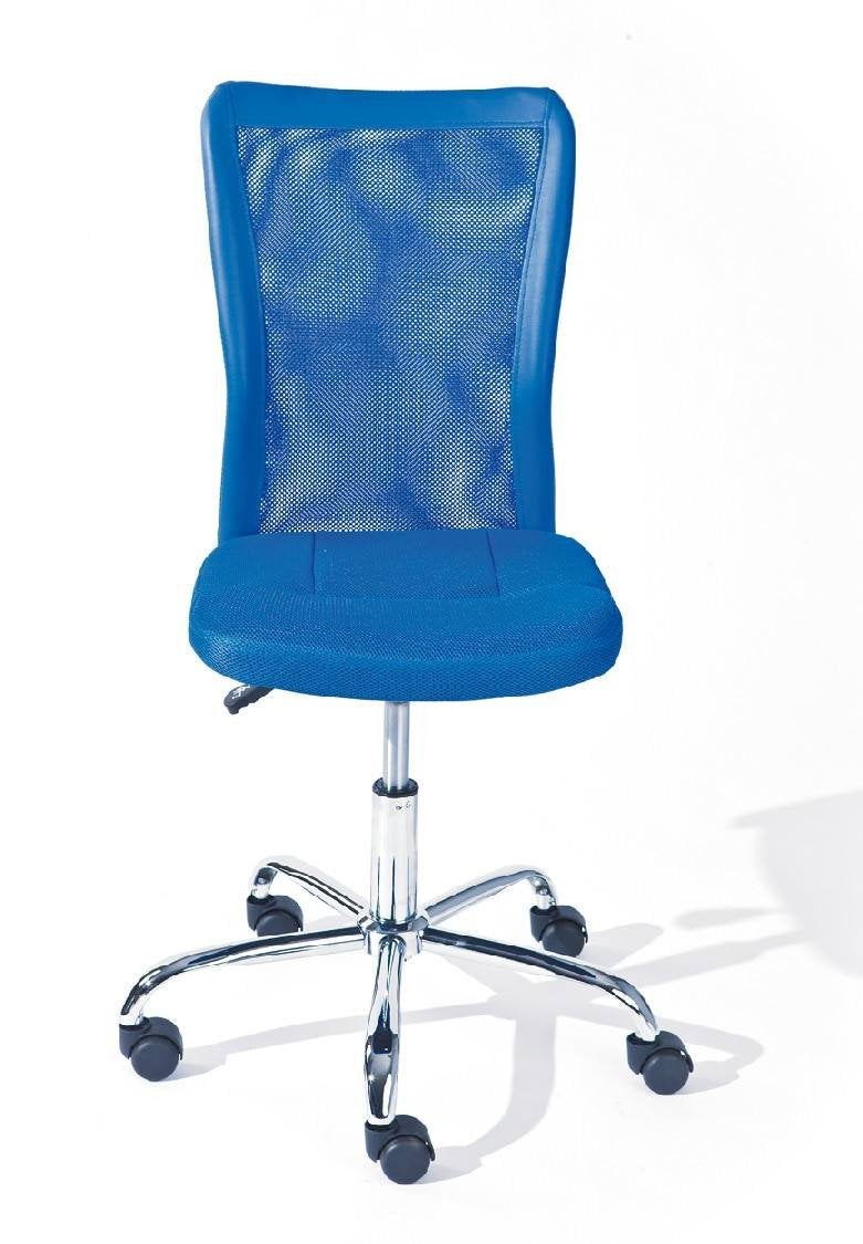 Poltrona da Ufficio Buchholz, Sedia con Ruote Regolabile, Grigio