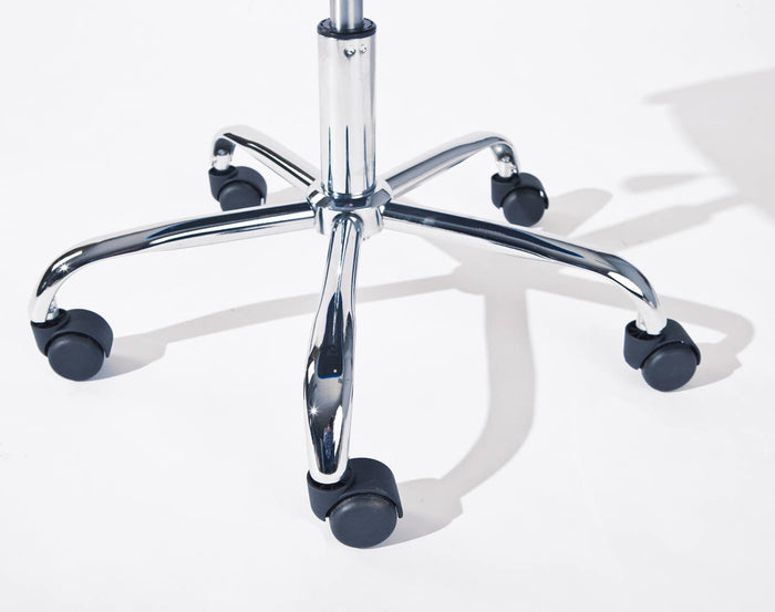 Poltrona da Ufficio Buchholz, Sedia con Ruote Regolabile, Grigio