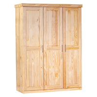 Armadio a tre Dbradle, colore rovere, cm 140 x 190 x 55.