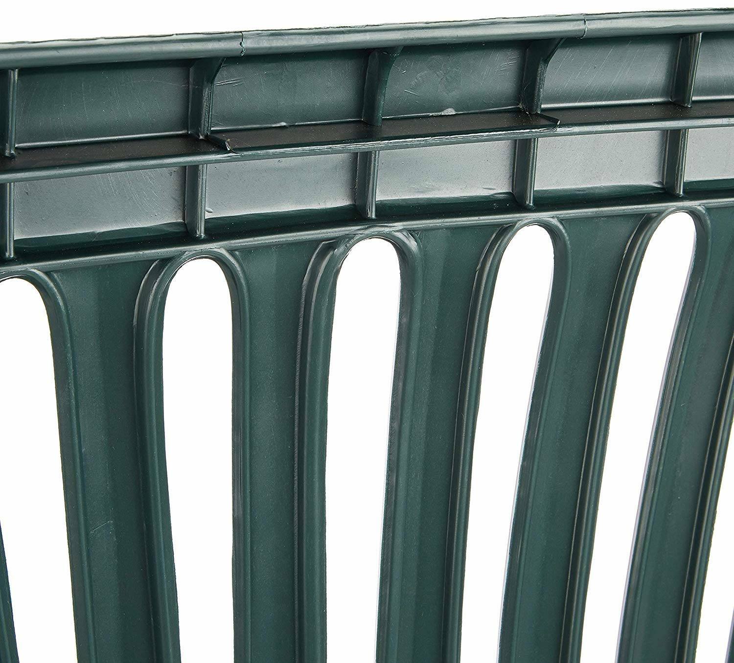 Panchina da esterno Asmi, Panca monoblocco da giardino, Panchina outdoor, 100% Made in Italy, Cm 114x55h82, Verde