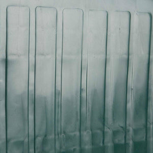 Panchina da esterno Asmi, Panca monoblocco da giardino, Panchina outdoor, 100% Made in Italy, Cm 114x55h82, Verde