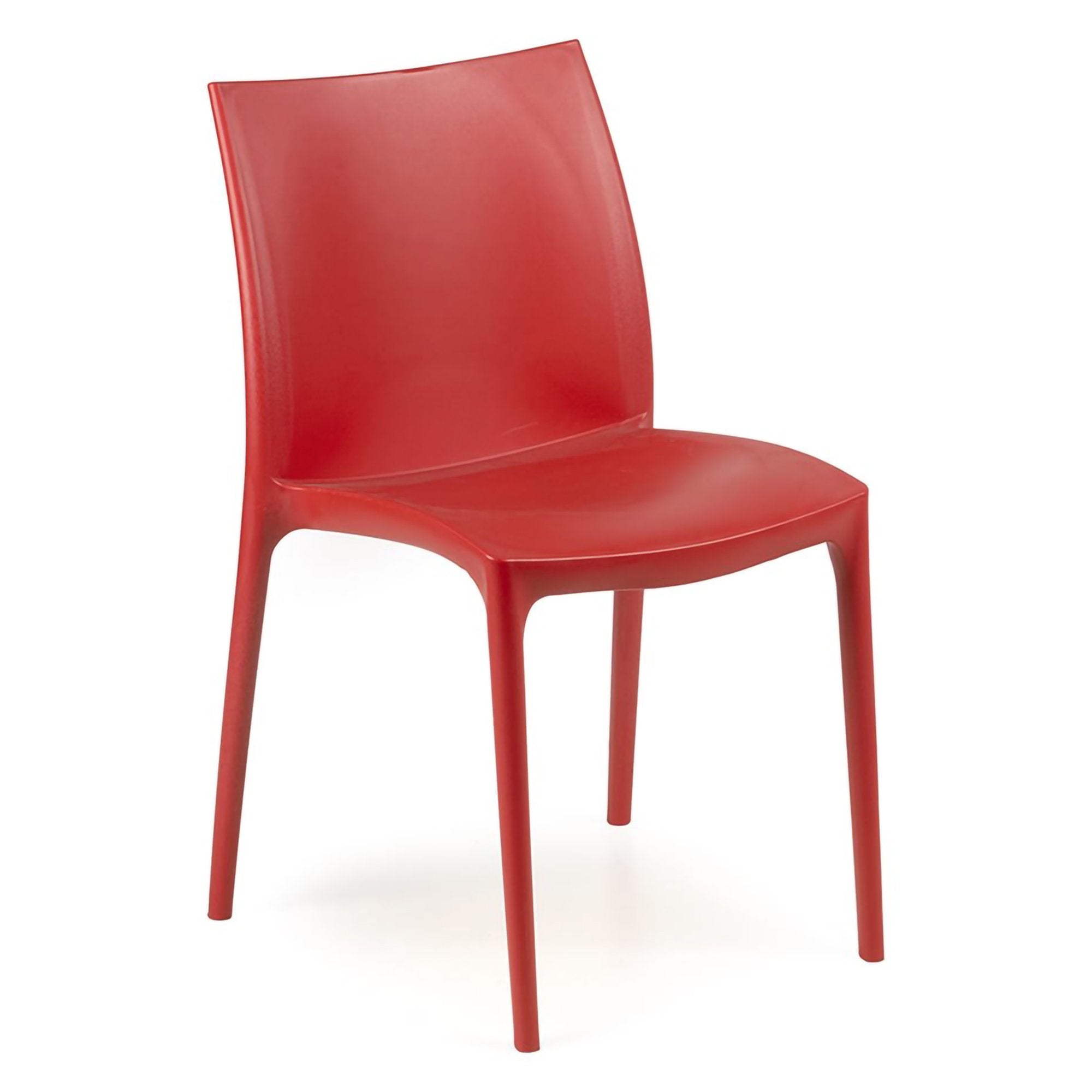 Grover, Sedia da Esterno una Sedia Made in Italy, Rosso