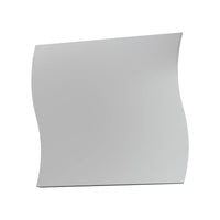 Specchiera da parete Ardin, Made in Italy, Specchio da bagno, cm 110x2h60