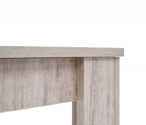 Tavolo allungabile 0, Tavolo da pranzo estensibile, Consolle multiuso con allunghe, Cm 140x88h75, Rovere