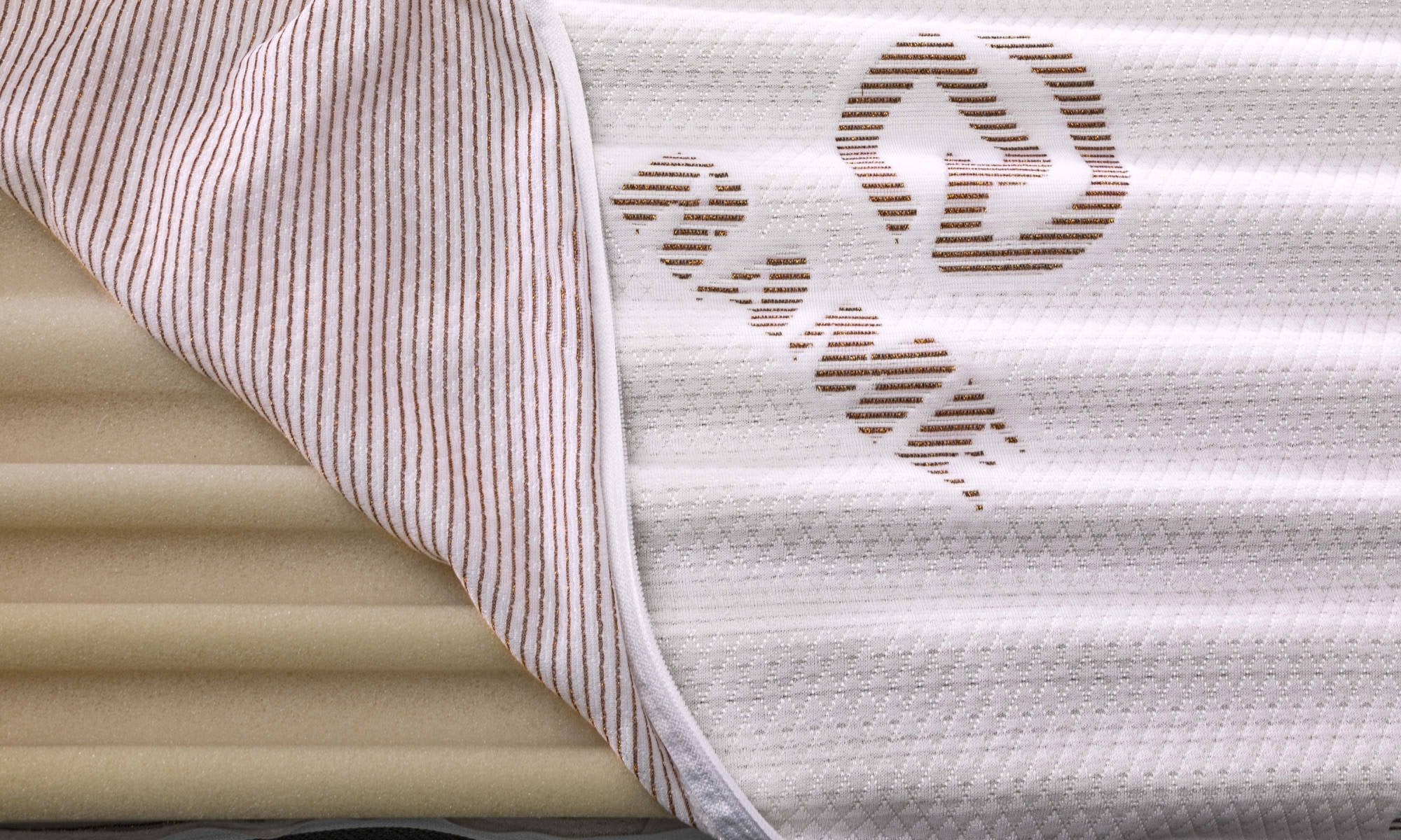 Topper matrimoniale Afella, Topper rinnova materasso sfoderabile in Memory Foam e fibre di Rame, 100% Made in Italy, Antiacaro e Anallergico, cm 160x190 h5