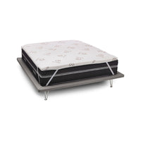 Topper matrimoniale Afella, Topper rinnova materasso sfoderabile in Memory Foam e fibre di Rame, 100% Made in Italy, Antiacaro e Anallergico, cm 160x190 h5