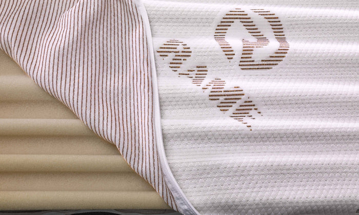 Topper matrimoniale Afella, Topper rinnova materasso sfoderabile in Memory Foam e fibre di Rame, 100% Made in Italy, Antiacaro e Anallergico, cm 160x200 h5