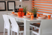 Tavolo allungabile Abudula, Tavolo per sala da pranzo allungabile, Tavolo da pranzo estensibile con allunga, cm 140/190x90h78, Bianco