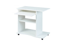 Mini ufficio con Dpayto, in laminato bianco, cm, 80x50x75