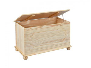 Panca Dtheegal, in pino massello color naturale, cm 89x47x53