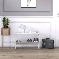 Scarpiera con 0, cm 68 x 25 x 44, colore bianco