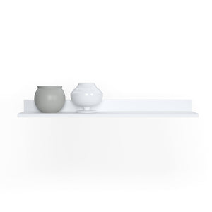 Mensola 0, cm 90 x 21 x 9, colore bianco