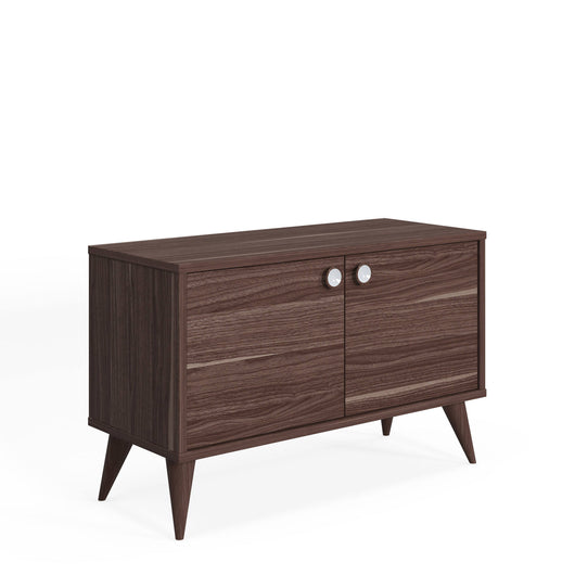 Mobile da soggiorno porta TV con due ante 0, cm 85 x 35 x 53, colore noce